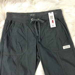 Calvin Klein Performance Capri Cargo Pants NWT